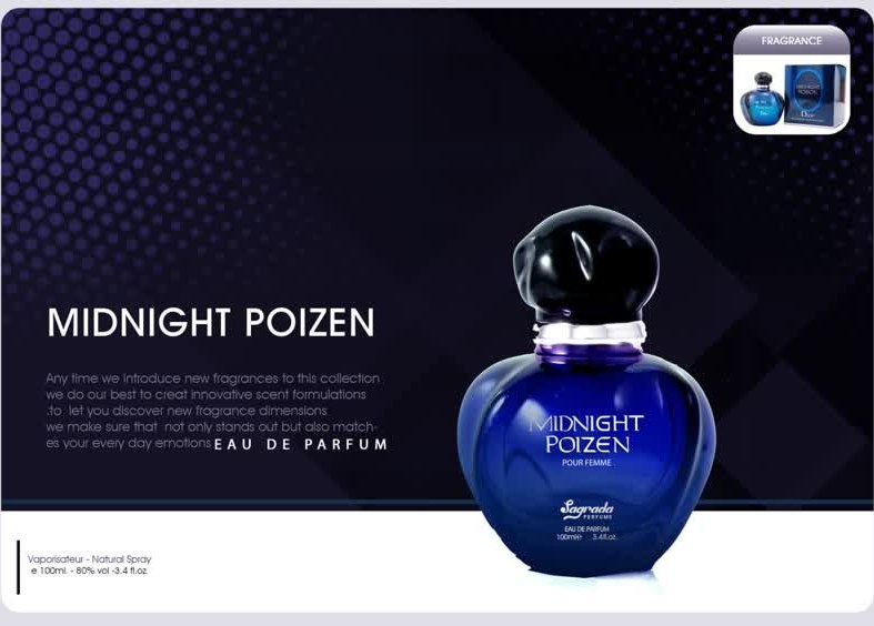 عطر ادکلن میدنایت پویزن 100 میل ساگرادا