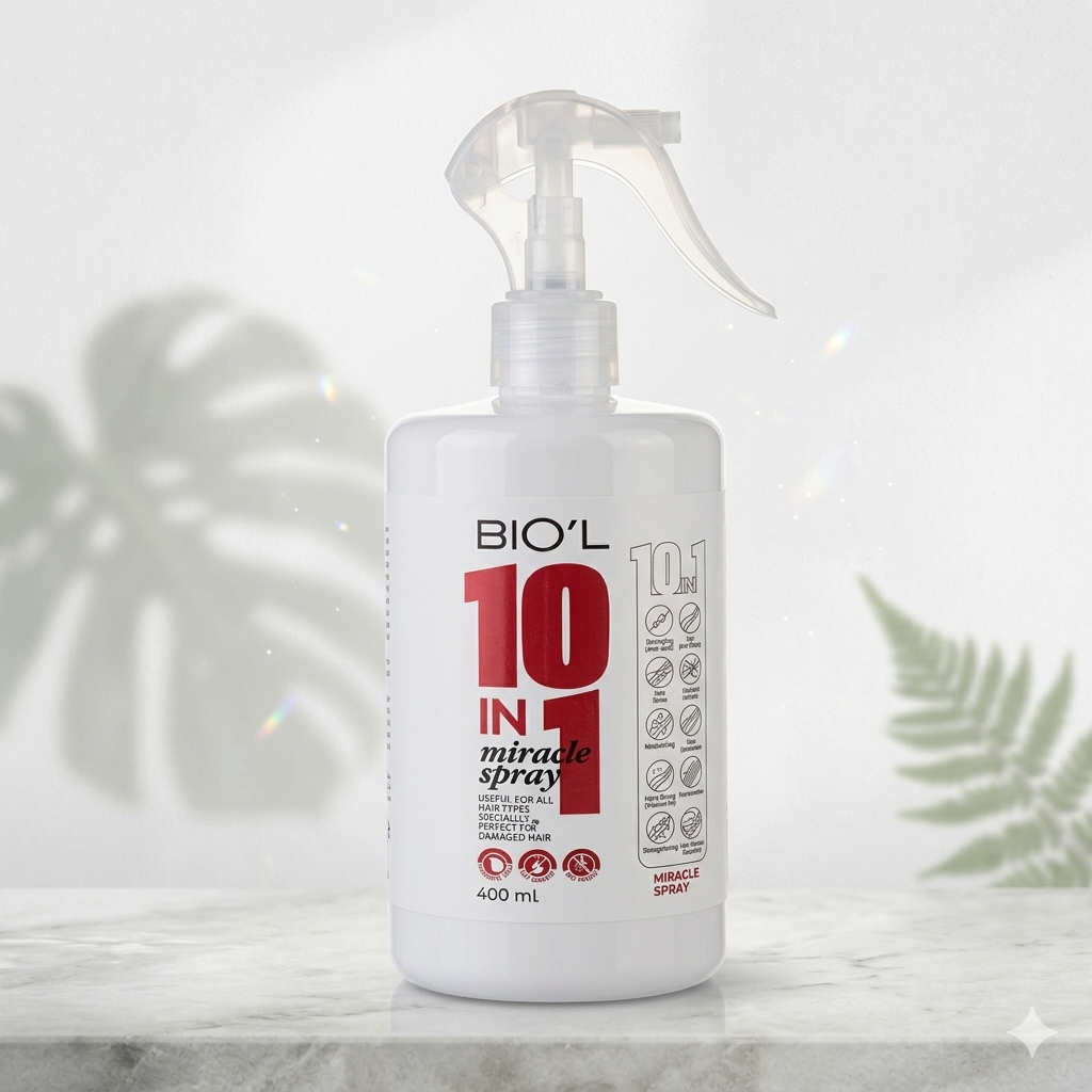 اسپری مو ۱۰ کاره بیول مدل Miracle Spray حجم 400 میلی‌لیتر (بدون نیاز به آبکشی)