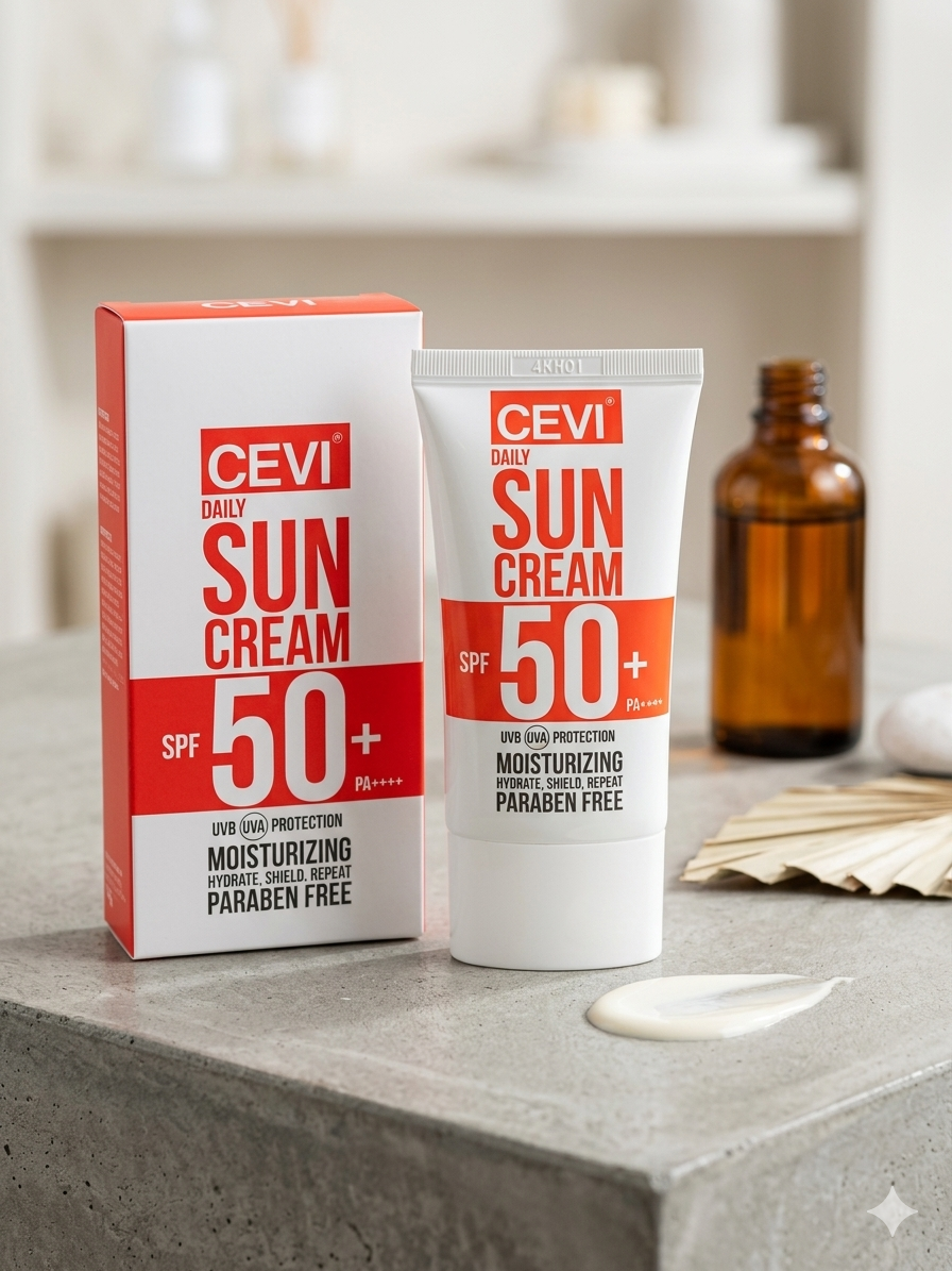 کرم ضد آفتاب روزانه CEVI مدل SPF 50 پلاس (حجم مناسب مصرف روزانه)