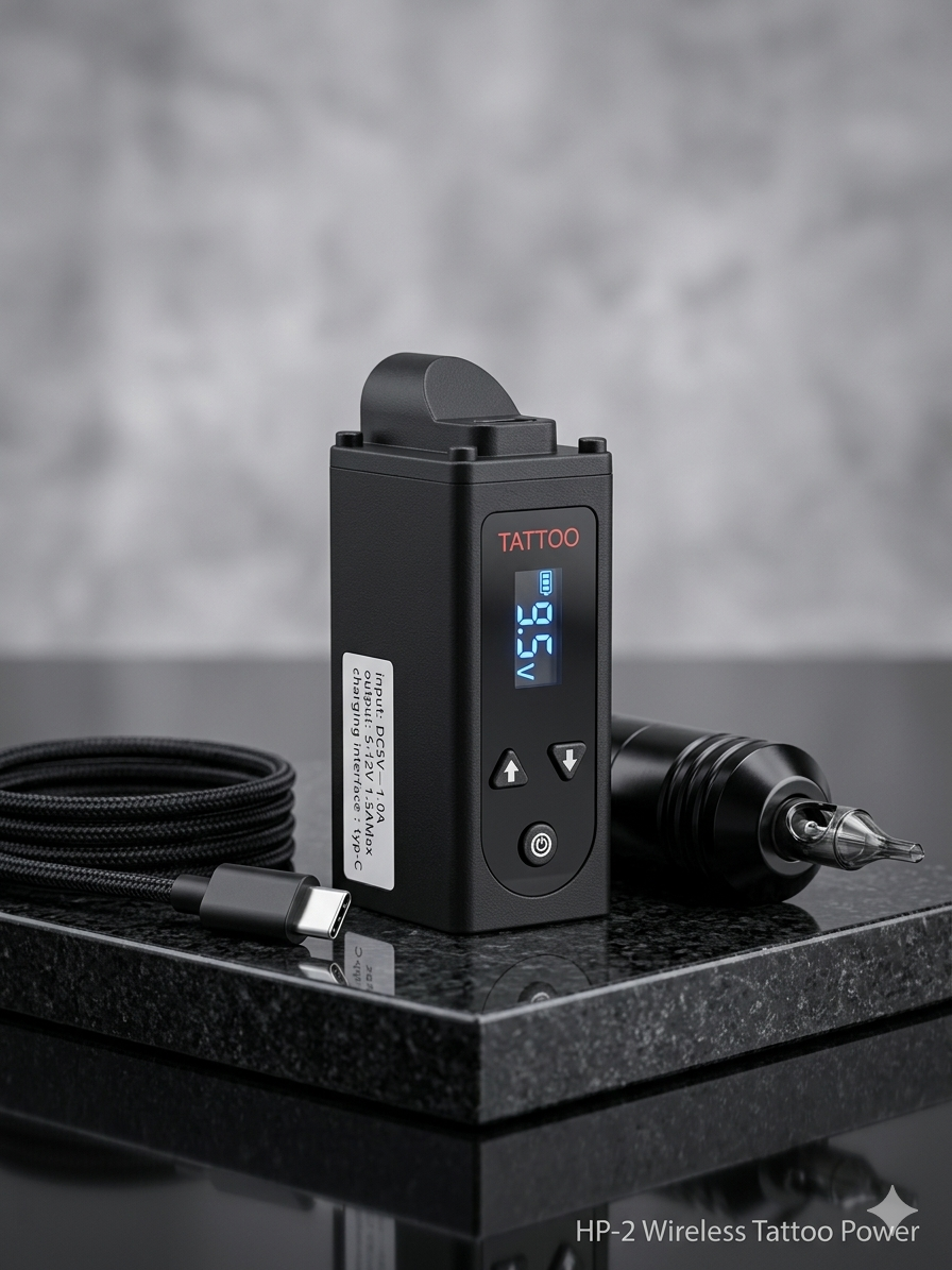 باطری بی‌سیم تاتو (پاوربانک قلم پن) مدل Wireless Tattoo Power – پورت Type-C