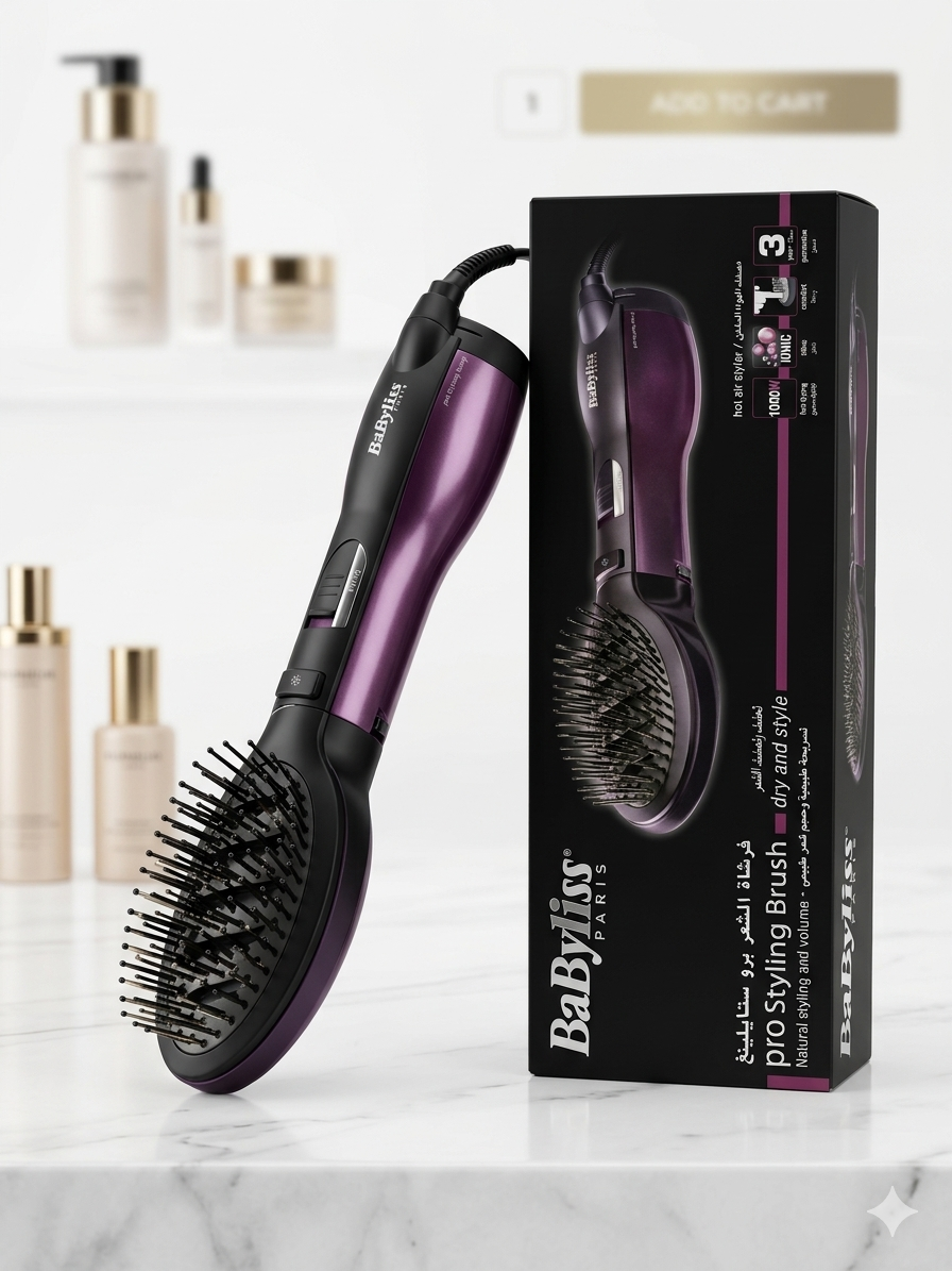 سشوار برس‌دار حرارتی بابیلیس مدل پرو استایلینگ (BaByliss Pro Styling Brush)
