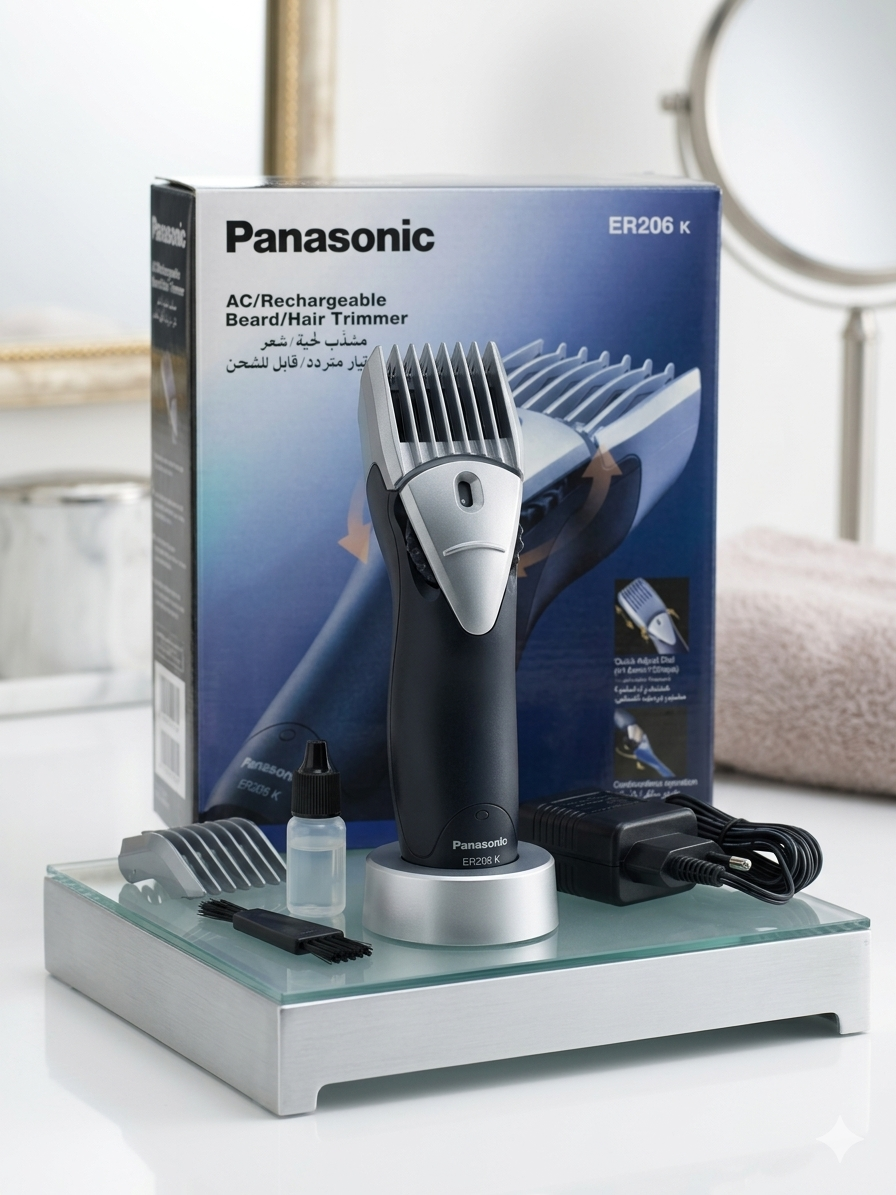 ماشین اصلاح مو و ریش پاناسونیک مدل ER206K (Panasonic) – اصل ژاپن
