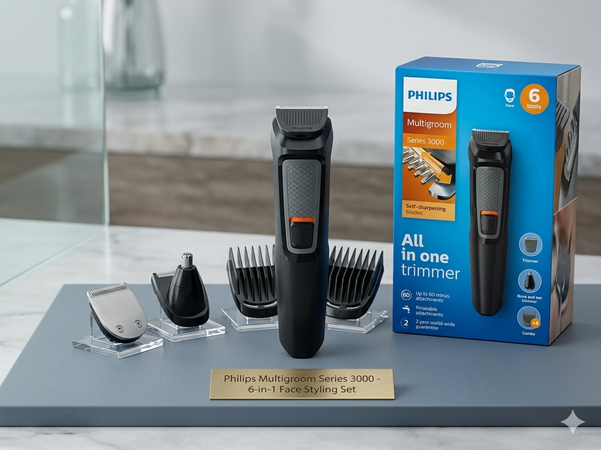 ست ماشین اصلاح ۶ کاره فیلیپس مدل Multigroom Series 3000 – اورجینال