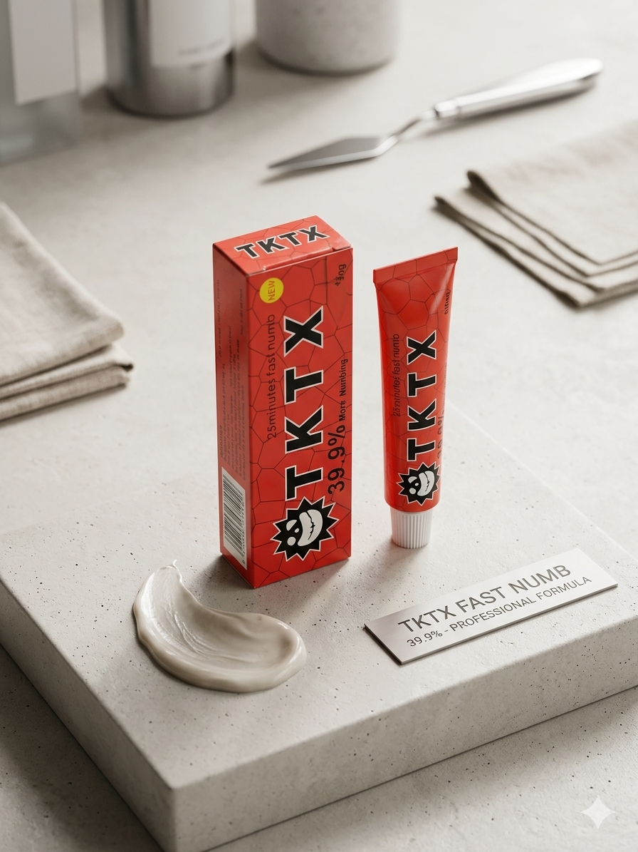 پماد بی‌حسی تخصصی TKTX – مدل 39.9% (10 گرمی)