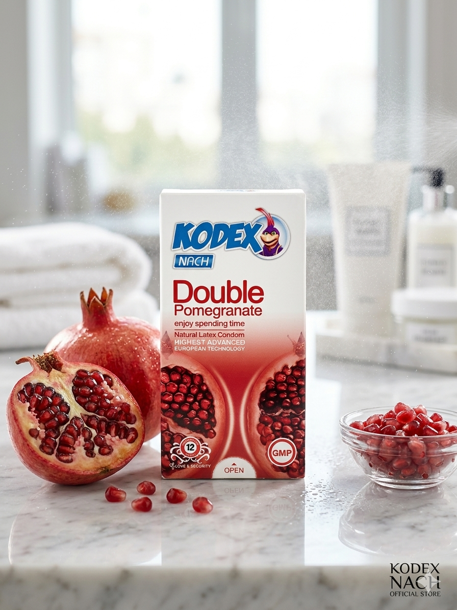کاندوم انار دو برابر کدکس (Kodex Double Pomegranate)