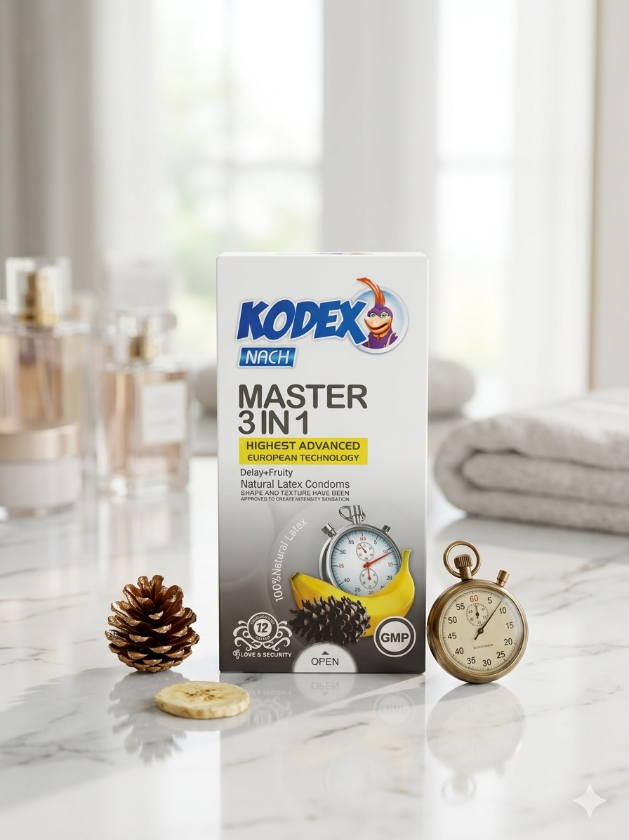 کاندوم مستر ۳ در ۱ کدکس (Kodex Master 3 in 1)