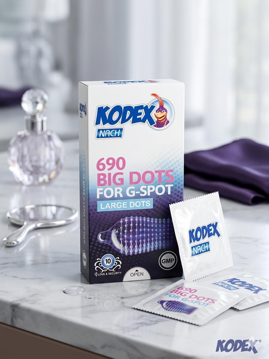 کاندوم ۶۹۰ خاردار کدکس (Kodex 690 Big Studded)