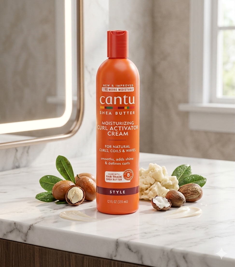 کرم فعال‌کننده و آبرسان مو کنتو (Cantu Moisturizing Curl Activator Cream)