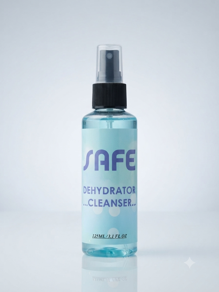 محلول کلینزر ضدعفونی و دهیدراتور ناخن (SAFE Dehydrator Cleanser)