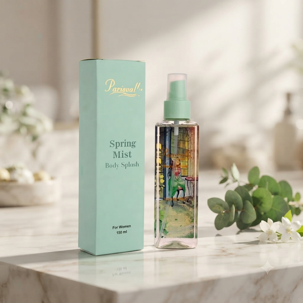 بادی اسپلش زنانه Parisvally مدل Spring Mist؛ طراوت بهاری روی پوست شما