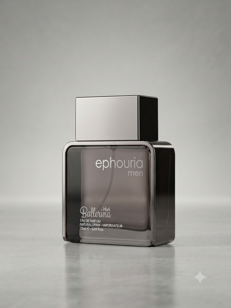 ادکلن جیبی ادوپرفیوم مردانه بالرینا مدل ایفوریا من (Ballerina Ephouria Men Eau de Parfum 25ml) - مشابه ایفوریا مردانه