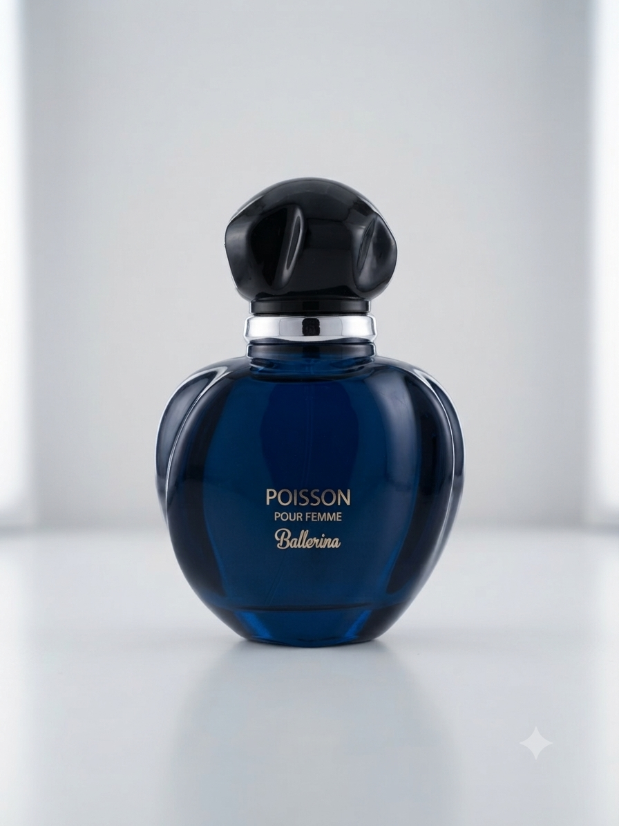 ادکلن جیبی ادوپرفیوم زنانه بالرینا مدل میدنایت پویزن (Ballerina Midnight Poisson Eau de Parfum 30ml) - مشابه دیور میدنایت پویزن