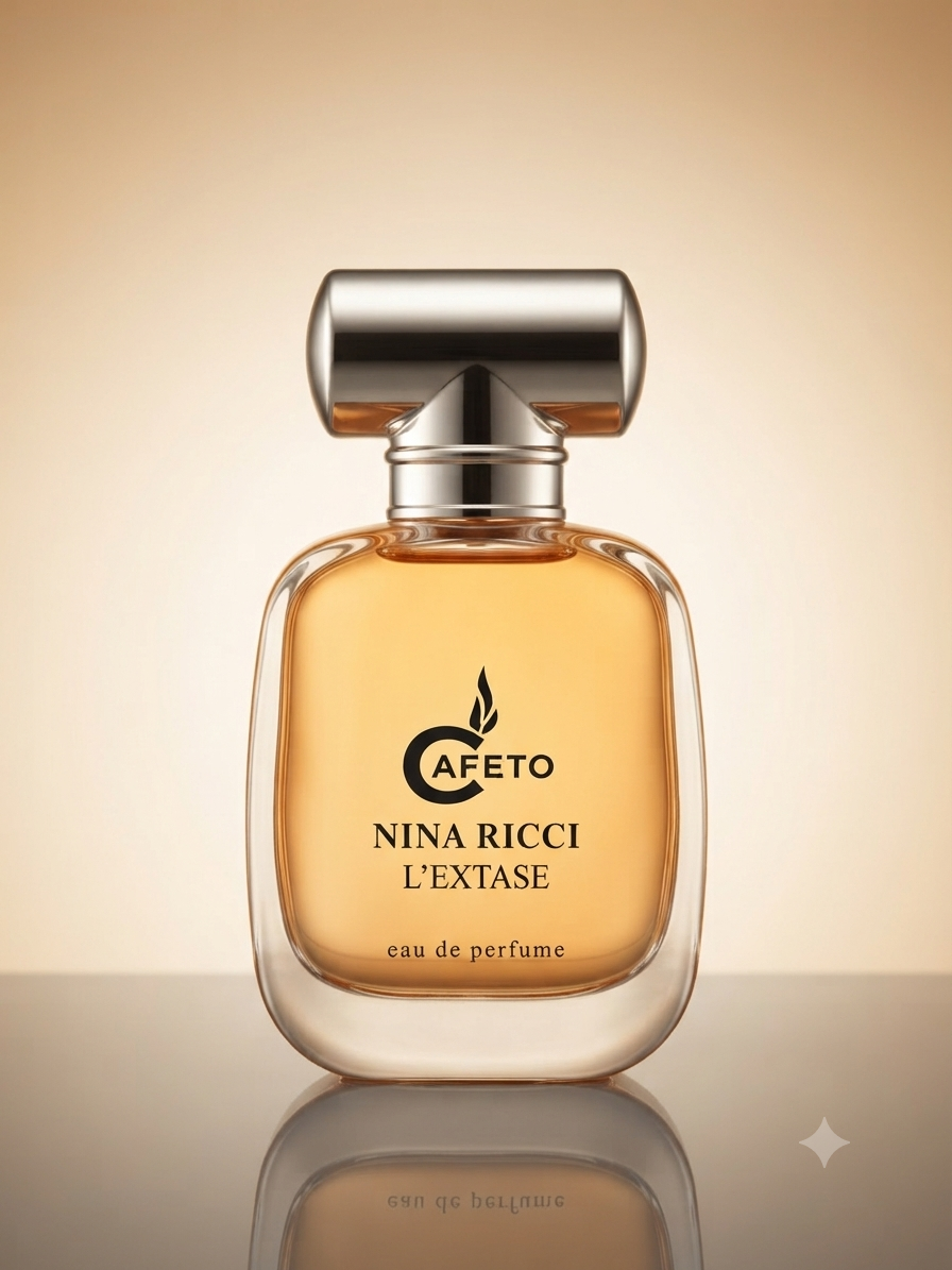 ادکلن جیبی ادوپرفیوم زنانه کافیتو مدل لکستاز نینا ریچی (Cafeto Nina Ricci L'Extase Eau de Perfume 28ml)