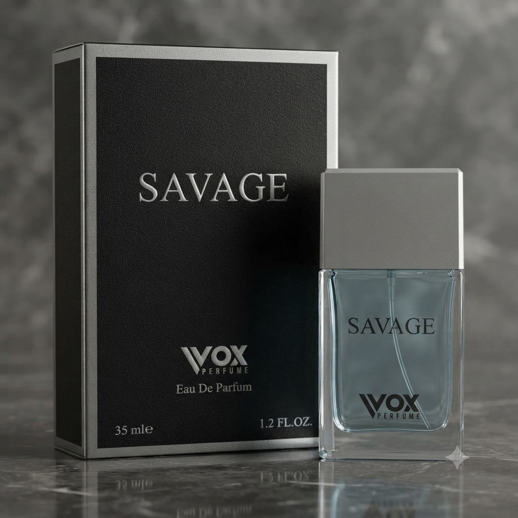 ادکلن مردانه وکس مدل ساواج (VOX SAVAGE Eau De Parfum 35ml)