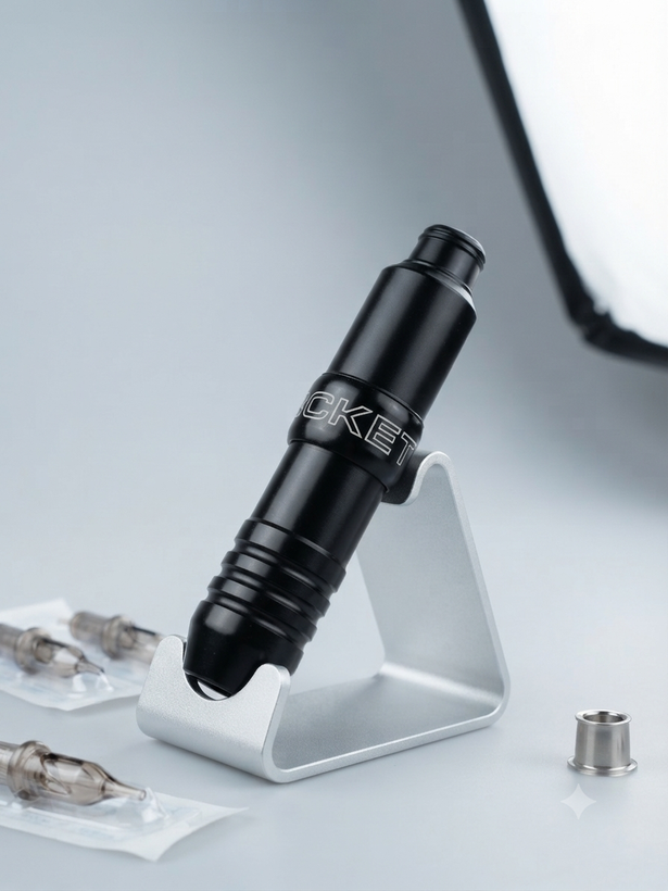 قلم تتو راکت وی ۳ (Rocket V3) مشکی؛ دستگاه حرفهای تتو بدن و آرایش دائم