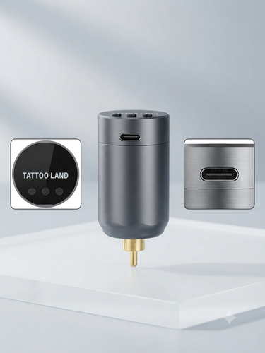 پاور شارژی تتو تتولند (D-Xuan Wireless Tattoo Power Supply)؛ منبع تغذیه بیسیم حرفهای