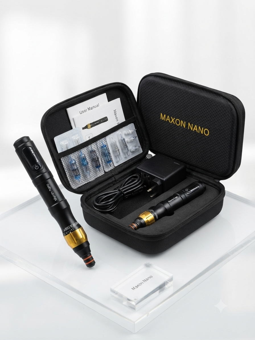 قلم میکروپیگمنتیشن و آرایش دائم مکسون نانو (Maxon Nano Permanent Makeup Pen)؛ دستگاه حرفه‌ای تتو صورت