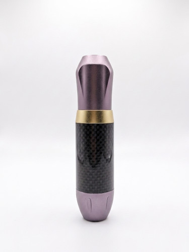 قلم تتو پن طرح کربن و بدنه فلزی (Carbon Grip Pen Tattoo Machine)؛ دستگاه حرفهای تتو بدن و صورت