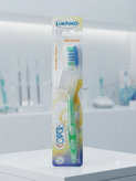 مسواک متوسط کوپر مدل گولدن رز (Limpino / Coper Golden Rose Medium Toothbrush)؛ پاکسازی حرفهای و محافظت از لثه