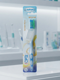 مسواک متوسط کوپر مدل گولدن رز (Limpino / Coper Golden Rose Medium Toothbrush)؛ پاکسازی حرفهای و محافظت از لثه