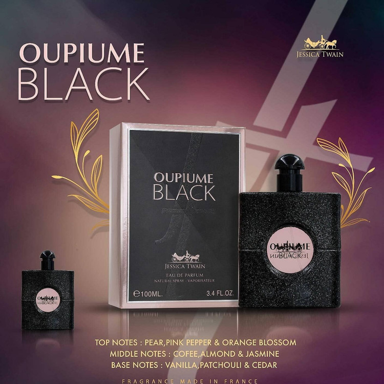 عطر ادکلن ایو سن لورن بلک اپیوم جسیکا تویین| Yves Saint Laurent Black opium