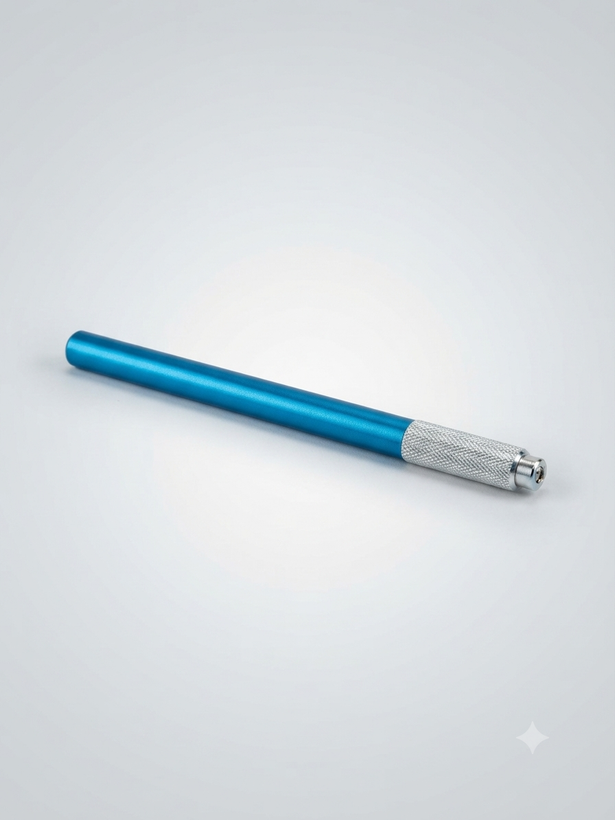 قلم میکروبلیدینگ تک سر ساده (Single-End Manual Microblading Pen)؛ قلم دستی فیبروز و تاتو صورت