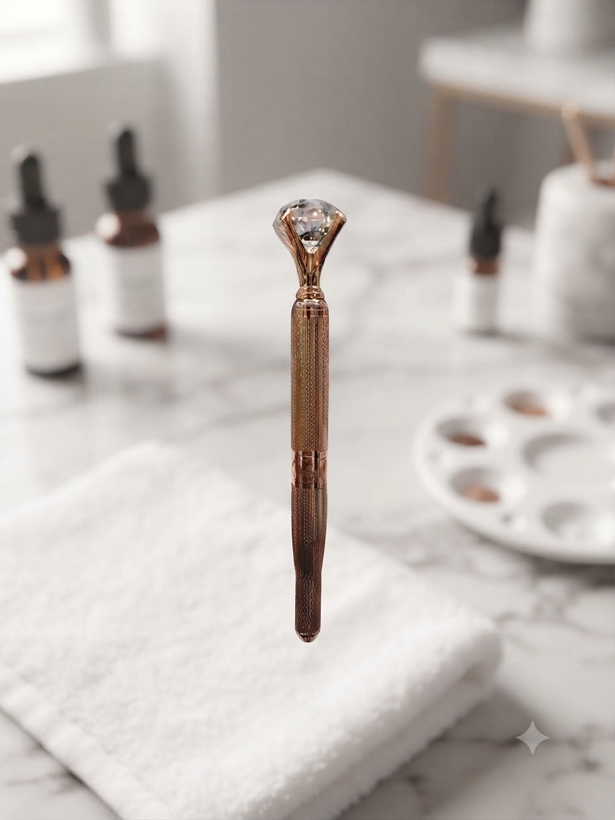 قلم میکروبلیدینگ نگیندار (Diamond Top Manual Microblading Pen)؛ قلم دستی فیبروز و تاتو صورت