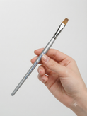 مجموعه قلمهای سر تخت کاشت ژل گراف مدل کولینسکی (Graph Kolinsky Flat Gel Brushes)؛ قلم حرفهای ناخنکاران با موی طبیعی سمور