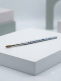قلم زبان گربهای و سر گرد تخصصی طراحی و کاشت ناخن گراف مدل کولینسکی (Graph Kolinsky Round / Oval Nail Brush)؛ موی طبیعی سمور