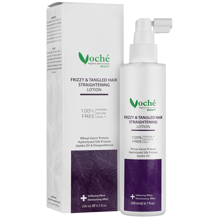اسپری نرمکننده مناسب موهای وز و گره خورده وچه (Voché Frizzy & Tangled Hair Straightening Lotion)